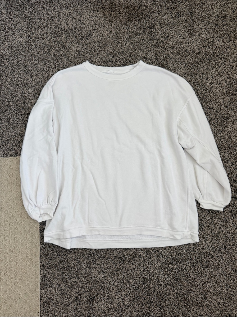 Aerie White Crewneck Sweatshirt